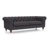 Winchester Essential 3 Seater Fabric Sofa in Steel Colour
