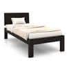 Boston Solid Wood Single Size Bed In Mahogany Finish