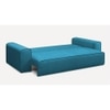 Parega 3 Pull Out Sofa Cum Bed In Blue Colour