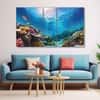 The Castle Decor Underwater Wall Art Set of 5 27x48 Inch