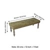 Cairo Solid Wood 2 Seater Bench In Green Sparkle Velvet Fabric