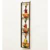 Desert Art Metal Handpainted Three Sardar Wall Hanging in Multicolour