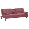 Horizon 3 Seater Sofa Bed Cum In Dark Pink Colour