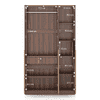 Rodrigues 3 Door Wardrobe in Rolex Brown Finish