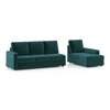 Apollo Sofa (Colour : Malibu, Cushion : Soft, Back Type : High Back, Seating Capacity : Right Aligned 3 Seater + Right Aligned Chaise)