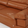 Hensley 3 Seater Leatherette Sole in Tan Brown Colour