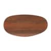 Zen Asymmetric Solid Wood 6 Seater Dining Table in Honey Finish