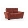 Adelaide Essential 2 Seater Fabric Sofa In Dark Coral