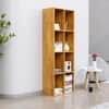 Hexa Engineered Wood Bookshelf Multipurpose Storage Rack in Giant Wood Colour