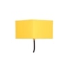 Edythe Yellow Cotton Shade Floor Lamp