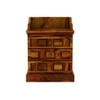 Woodway Solid Wood Bedside Table in Honey Finish