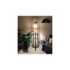 Achille Beige Jute Floor Lamp with Beige Jute Base