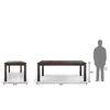Arabia Xxl Solid Wood 8 Seater Dining Table With Set Of 8 Zella Chairs (Colour- Wheat Brown , Finish- Mahogany)