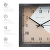 Coffee-Toned Dial and Roman Indices Wall Clock