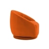 Lorna Fabric Accent Chair in Orange Colour