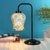 Elsie Multi color Mosaic Glass Iron Table Lamp
