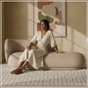 Eliteelegance Wood 2 Seater With Upholstery Non Storage Sofas In White Colour