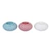 Blooming Flower Candle Holder Set of 3 in White Colour