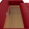 Calliro Pull Out Sofa cum Bed in Maroon Colour