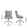 Doe Buck Amparo Sage Leatherette Executive Office Chair