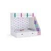 Pattern Dreams Bunk Bed with Storage in White Colour BKBB013