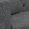 Windsor Premium 2 Seater Fabric Sofa in Smoke Grey Colour