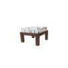 solaer solid wood  ottoman in  provincial teak finish