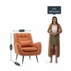 Dowdle Accent/Lounge Chair Orange