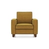 Apollo Neo 1 Seater Fabric Sofa In Ochre Colour