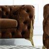 Norman Fabric Sofa - Brown