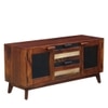 Abigail Solid Wood Free Standing TV Unit in Dual Tone Finish