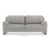Farina Essential 3 Seater Fabric Sofa in Vapour Grey Colour