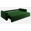 Beliss 3 Seater Pull Out Sofa cum Bed  in Green Colour