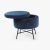 Sagano Upholstered Storage Pouffe