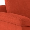 Esquel Premium 3 Seater Fabric Sofa in Lava Colour