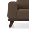 Granada Premium 1 Seater Fabric Sofa in Truffle Beige Velvet Colour