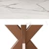 Nextstep Marble End Table Copper Finish