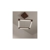 Atrium Brown Solid Wood Single Hanging Light