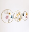 W-Asher Abstract Metal Wall Decor in Multicolor Set of 3