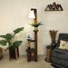 Dorian Beige Jute Floor Lamp with Beige Jute Base