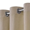 Stoa Paris Velvet Long Door Curtains, Premium Dim-Out Curtain for Pack of 1, Date Night - Ivory Elegance