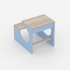 Montessori Toddler Activity Table & Chair in Light Blue