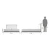 Baltoro Engineered Wood Queen Size Hydraulic Storage Bed In White Finish