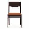 Kerry Solid Wood Dining Chair Set Of 2 In Mahogany Finish
