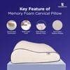 Cervical Memory Foam Pillow 24X16 Inches For Neck Support