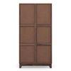 Magellan Solid Wood 2 Door Wardrobe in Teak Finish