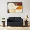 Florence Premium 2 Seater Fabric Sofa in Deep blue velvet Colour