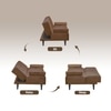 Horizon 3 Seater Sofa Cum Bed In Brown Colour