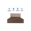 Bakhti Bed With Premium Leatherette Fabric And Box Storage Queen Bed