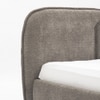 Cloud Engineered Wood King  Size Bed Without Storage (Grey Colour)